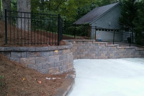 New Retaining Wall | Retaining Wall Repair | Metro Atlanta Concrete